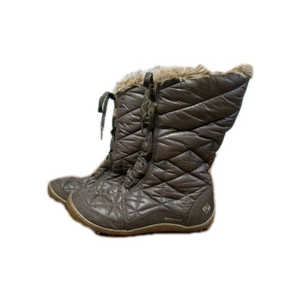 Columbia Omni-Grid Boots Brown Womens US Size 8 Outdoor Hiking, Ski Waterproof